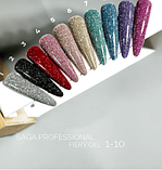 Світловідбивний гель-лак Saga Fiery Gel No3 9 мл, фото 3