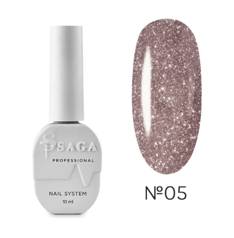 Світловідбивний гель-лак Saga Fiery Gel No5 9 мл, фото 1