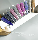Світловідбивний гель-лак Saga Fiery Gel No5 9 мл, фото 4