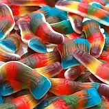 Пляшкка мультиколор жувальний мармелад желейні цукерки Dulce Plus, Іспанія 1 кг/уп, фото 3