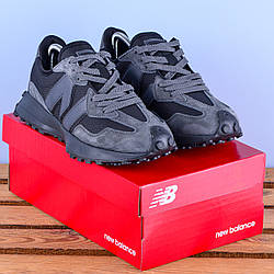 Розпродаж! Термо Зимові Кросівки у сти лі New Balance 327 чорні з сірим 44(28 см)