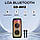 Акустична переносна Bluetooth колонка GD-8512 з двома радіомікрофонами 2*8" 50 Вт FM, USB, AUX, RGB (367*337*780 мм), фото 4