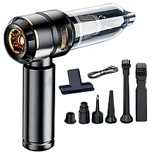 Портативний міні пилосос HL-138, ручний автомобільний вакуумний очищувач із живленням USB, компактний, фото 5