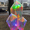 Надувна герметична фігура кристали 140 см з підсвіткою для вуличного оформлення входу, фото 6
