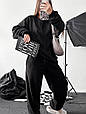 Костюм жіночий з флісу Модель: 1456-148 Колір: чорний, фото 5