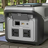 Зарядна стація 1200 Вт на 2 розетки з USB і TypeC виходами на 24В та 220В для зарядки телефонів ноутбуків та іншого, фото 3