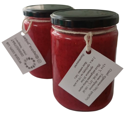 Натуральний журавлинний чай 540 г, журавлина з цукром, фото 1