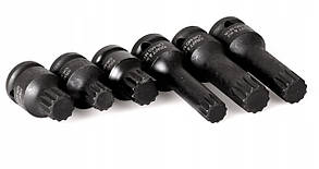 Набір ударних біт 1/2" M14 M16 M18 6 шт. KD11761, фото 3