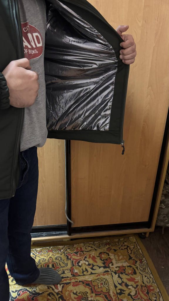 Зимова куртка omni heat зсу, штурмова куртка softshell непромокальна, армійська тепла куртка олива dc490 - фото покупців 1