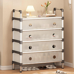 Полиця/шафа для взуття (sklm-25) (SLXJ 6205T) (Біла)