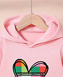 Дитячий костюм теплий на щільному флісі для дівчинки 140-146 р, фото 2