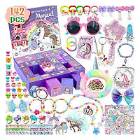 Адвент календар Єдиноріг із прикрасами, Адвент-календар із подарунками для дівчаток, Адвенткалендар