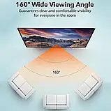 Портативний проекторний екран з матеріалом поліестеру 186смх150см, фото 7