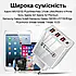 Зарядний пристрій 48W Quick Charger на 4 порти 3 USB + Type-C, фото 3
