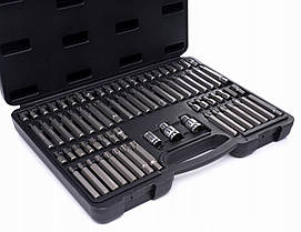 Набір шестигранних ключів 75ел. TORX SPLINE RIBE KD10954 в пластиковій валізі, фото 4