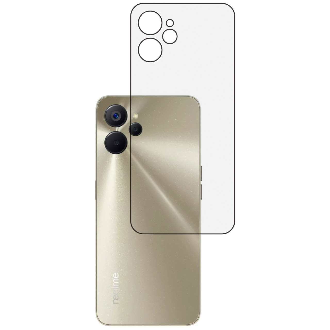 Плівка на задню панель Mietubl HD для Realme 10 5G, фото 1