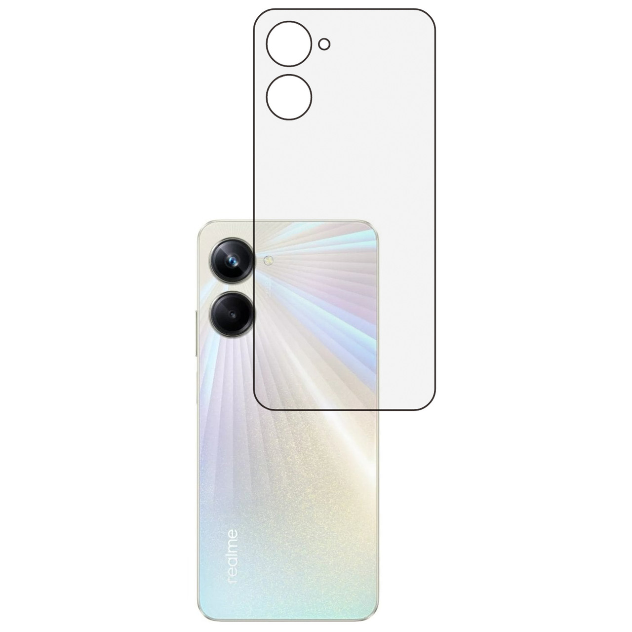Плівка на задню панель Mietubl HD для Realme 10 Pro 5G, фото 1