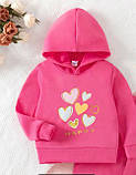 Дитячий костюм теплий на  флісі для дівчинки 7 р, фото 5