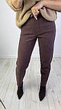 Жіночі теплі штани з вельвету на флісі графіт 42,44,46,48,50,52,54,56,58,60, фото 9