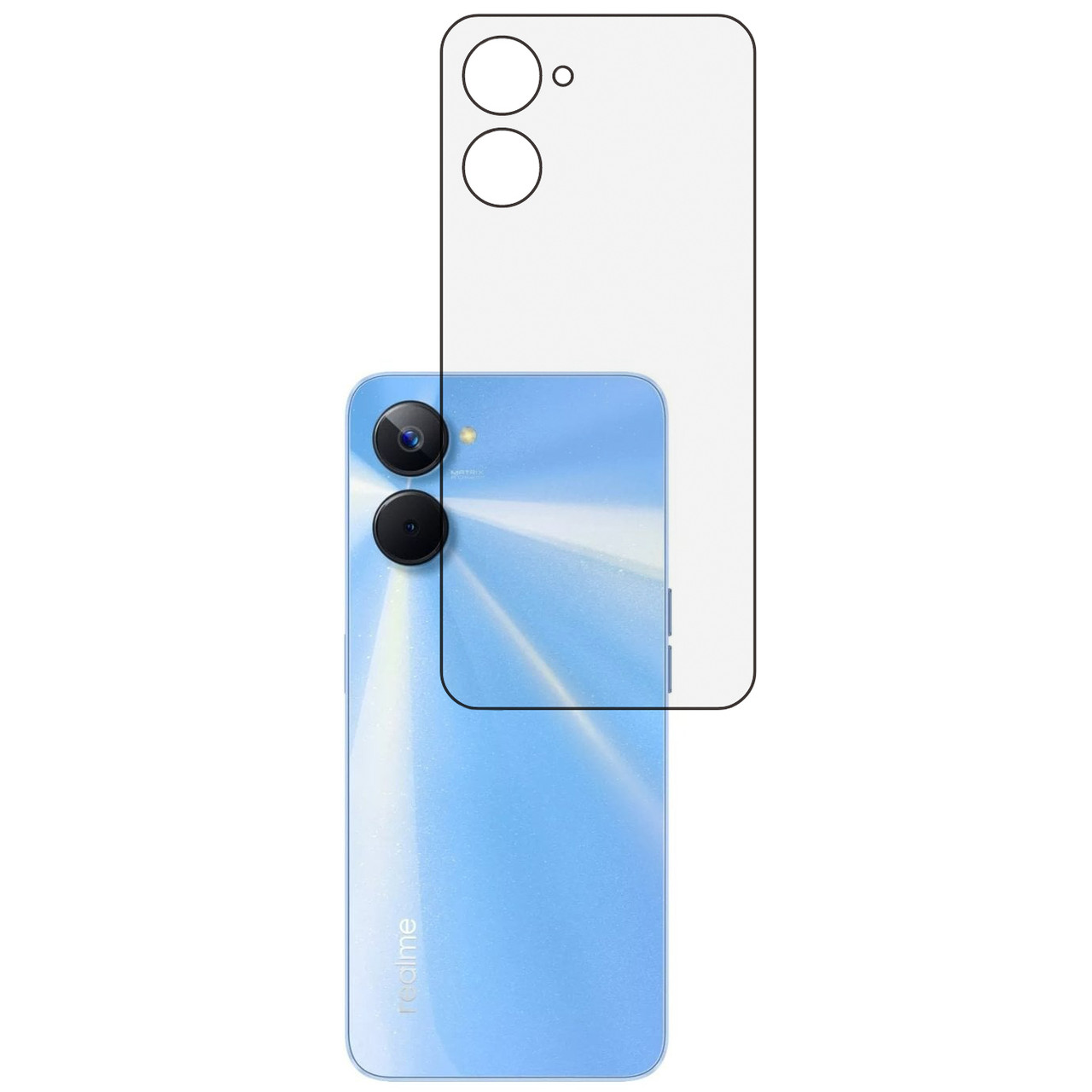 Плівка на задню панель Mietubl HD для Realme 10s, фото 1