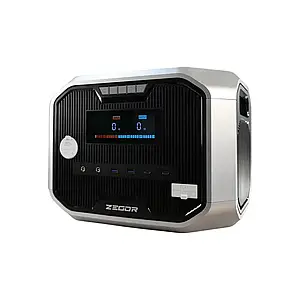 Портативна зарядна станція Zegor YC1200, 1200/2400W, 51200Wh