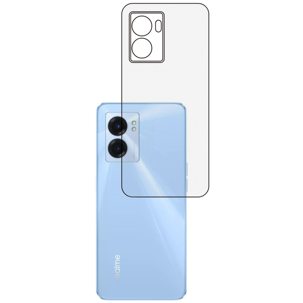 Плівка на задню панель Mietubl HD для Realme V23i, фото 1