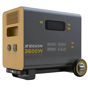 Портативна зарядна станція Zegor YC3600, 3600/7200W, 51200Wh
