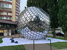 Надувна конструкція диско-куля 5 м з вентилятором для вечірок та сценічних майданчиків, фото 3