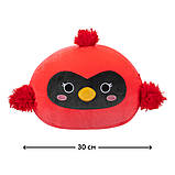 М'яка іграшка SQUISHMALLOWS – ЧЕРВОНИЙ КАРДИНАЛ (30 cm), фото 2