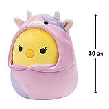 М'яка іграшка SQUISHMALLOWS - ПТАШЕНЯ ТРІСТОН (30 cm, у одязі), фото 2