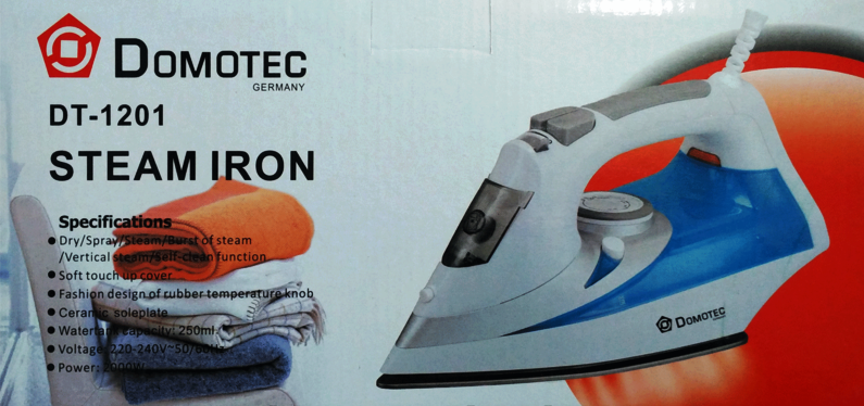 Праска електричний Domotec , 2800W, керамічна підошва Німеччина