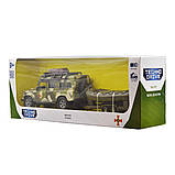 Ігровий набір – LAND ROVER DEFENDER MІЛІТАРІ (з човном), фото 2