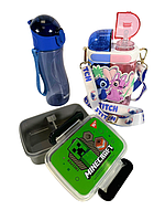 Ланчбокси, пляшки, стакани, термоси