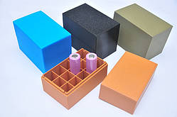 15 слотів  18650 Бокс кейс коробка скриня скриня холдер li-ion формат