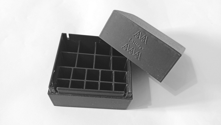 Бокс 18 слотів — 8АА + 10 ААА формат кейс коробка, фото 1