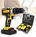 Акумуляторний шуруповерт 24V/5.0Ah з двома акумуляторами, кейсом та насадками, фото 9