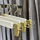 Тремпели плечики вешалка деревянная белая 35см., фото 4