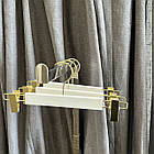 Тремпели плечики вешалка деревянная белая 35см., фото 6