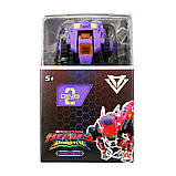 Динозавр-трансформер DINOSTER - ПУРПУРОВИЙ РАПТОР-БОТ (бокс для зберігання), фото 4