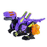 Динозавр-трансформер DINOSTER - ПУРПУРОВИЙ РАПТОР-БОТ (бокс для зберігання), фото 10