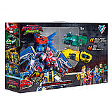 ІГРОВИЙ НАБІР DINOSTER - ШВИДКА ТРАНСФОРМАЦІЯ (4 робота, аксесуари), фото 2