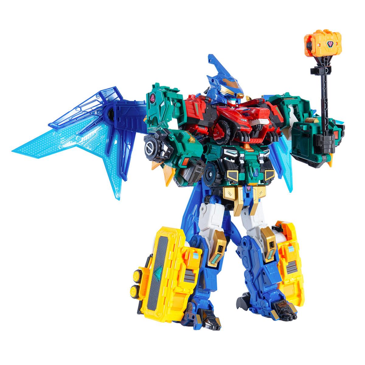 Ігровий набір DINOSTER - МЕТАТРОН (5 роботів, аксесуари), фото 1