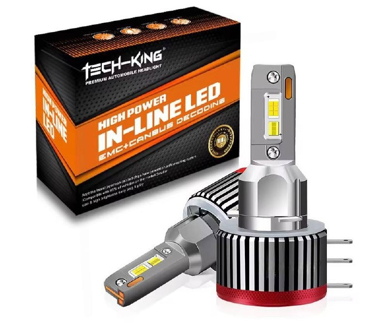 Led лампи H15 90W 12000lm 12v з обманкою (CANBUS) | ДХО та дальнє світло 32/90w 6000K, фото 1