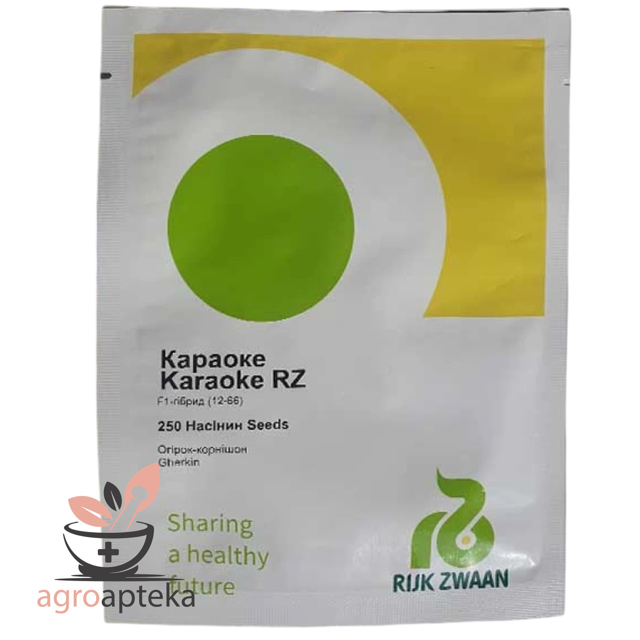 Огірок Караоке F1 Rijk Zwaan 250 нас, фото 1