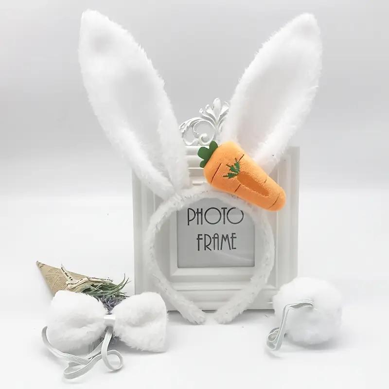 Вушка зайчика білі з морквою: обідок. метелик, хвостик, фото 1