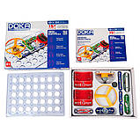 Конструктор електронний DOKA "ПЕРШІ КРОКИ В ЕЛЕКТРОНІЦІ" (Набір А, 15 схем), фото 4