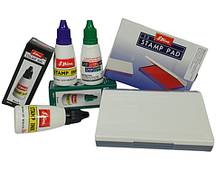 Штемпельні подушки та штемпельні фарби
