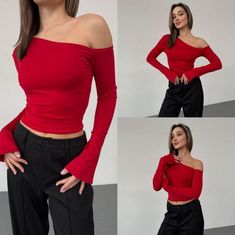 Жіночий лонгслів; Різні кольори; Розміри: 42-44, 46-48  ;, фото 1