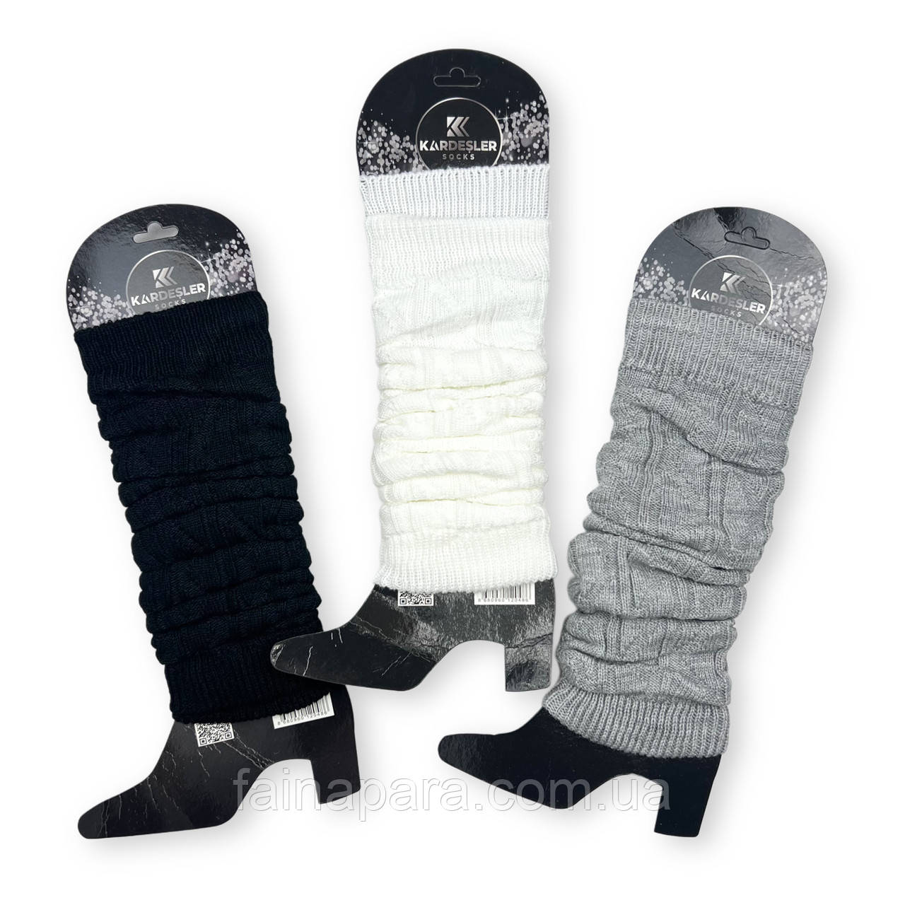 Гетри вовняні жіночі Kardesler Туреччина Чорний, фото 1