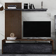 Вітальня Тумба під телевізор Нео із ДСП Gerbor Дуб ліворно/Бетон темний